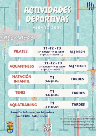 Imagen Actividades deportivas verano 2023