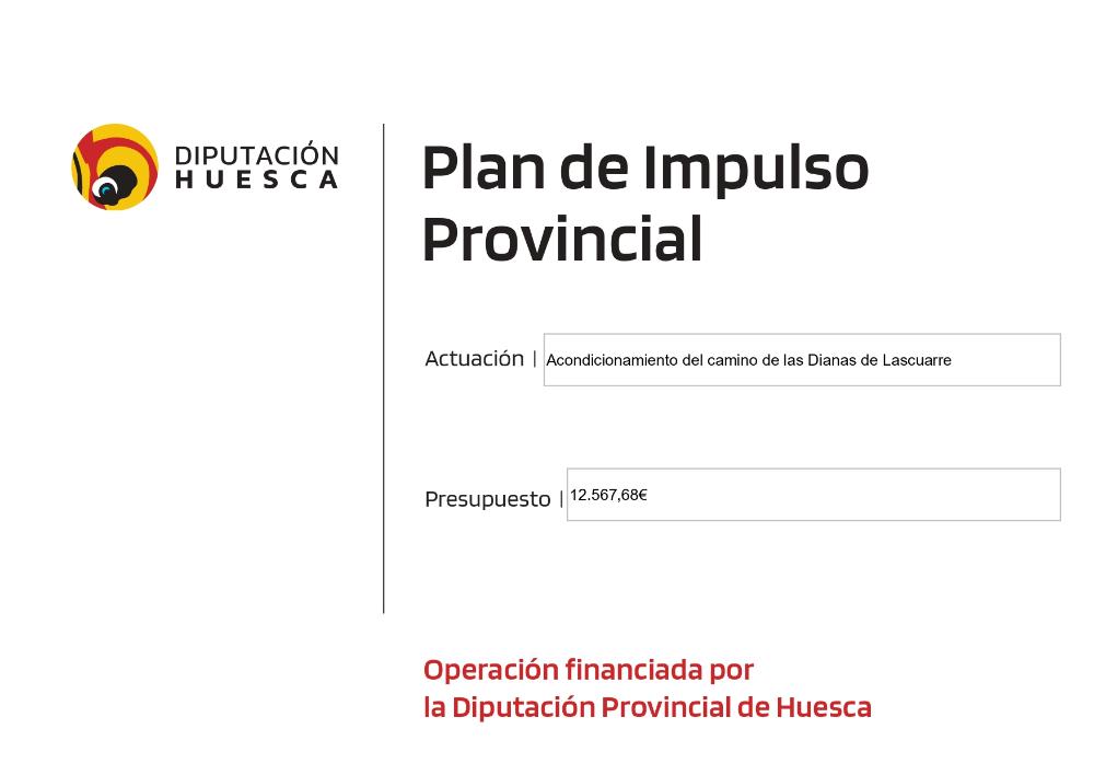 Imagen Acondicionamiento del Camino de las Dianas de Lascuarre