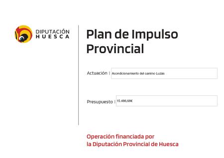 Imagen Acondicionamiento del Camino Luzás